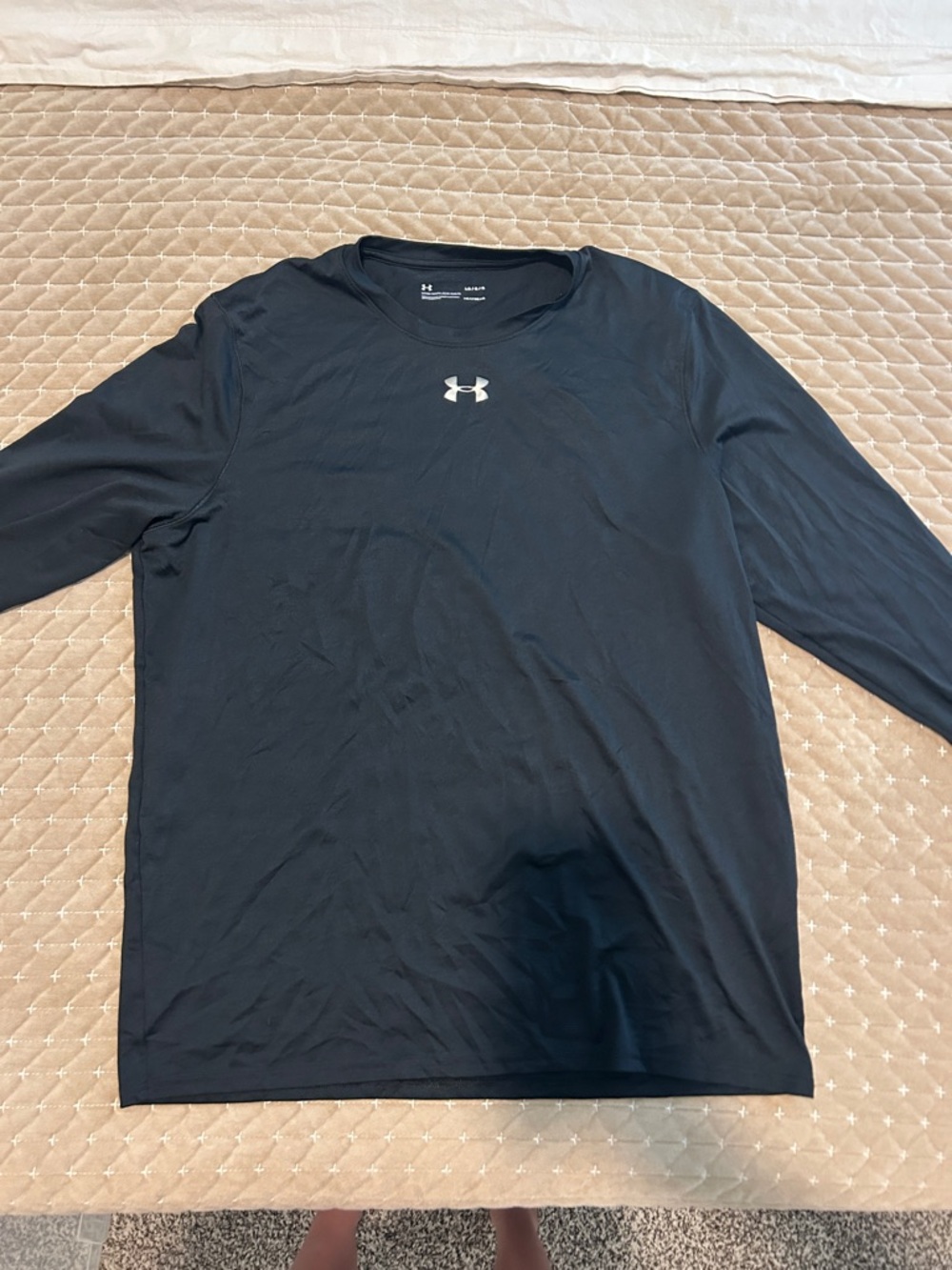 Under Armour Black Long Sleeve Compression-Style HeatGear Shirt